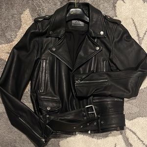 Women Medium leather Jacket - Rudsak